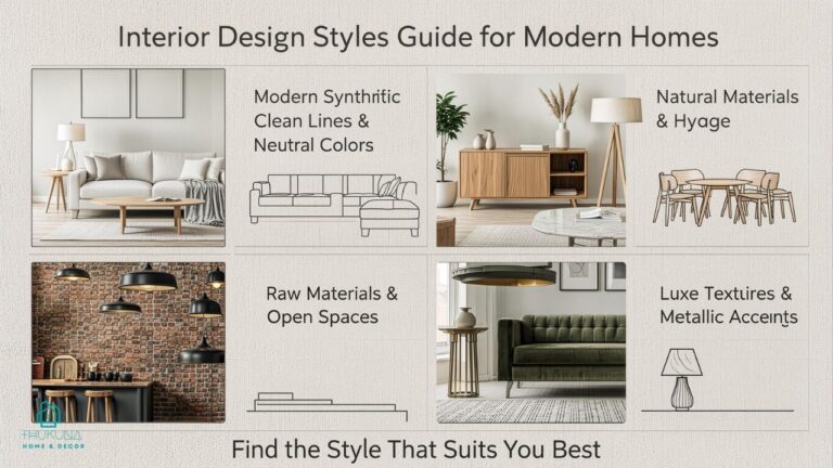 Interior Design Styles Guide for Modern Homes